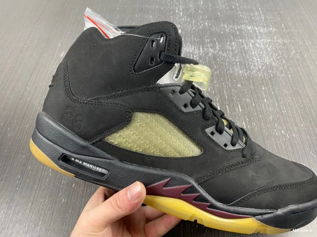 Rep TBkick 5 Black FD1330-001 Maniere x Air A Jordan Ma 0722